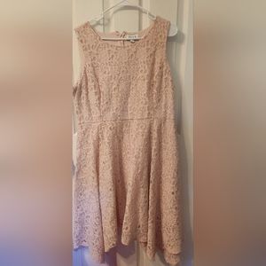 Elle Dress - Pink Lace